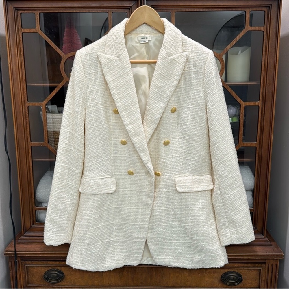 Jason Wu tweed Cream blazer Size M